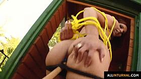 Frida sante delivers intense hardcore gonzo action