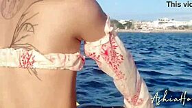 i escaped the city by jet ski just to get my tight pussy filled with cum.