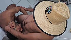 Bisexual Amateur Meets Chubby Fisherman For Bareback Gay Sex, Cums On Face In Complete Facial