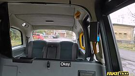 Fake Taxi Horny Brunette Pays Fare with Her Sexy Ass in Wild Public Doggystyle.