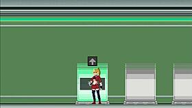 Cute blonde explores hentai sex with men in the game.