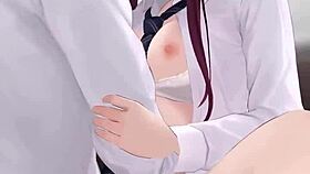 Cute Anime Character in Emotional Hentai Scene