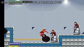 Cute blonde explores hentai sex with men in the game.