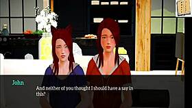 DETAILED HENTAI CARTOON FEATURING BLONDE REDHEAD WITH BIG TITS BIG ASS IN FAMILY SETTING