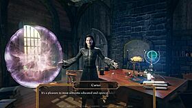 curvy anime girl in cute outfit gets huge cumshot in castle tower fucking