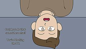 Hey, it's chore day again with the animated step mom having sex.