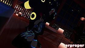 yo, vrchat vulpix gets cuckolded by umbreon and furry in wild anime scene