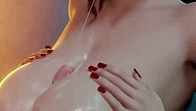 Идеальный паизури сиськами в 3D порно-компиляции со звуковыми эффектами