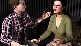 Aaron and Issa in baby bump story