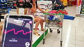 Martinasmith's Passionate Squirt in the Mall Amid Voyeurs