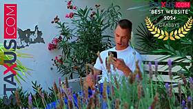 staxus, i spot the gardener jerking off and jump in to assist with everything