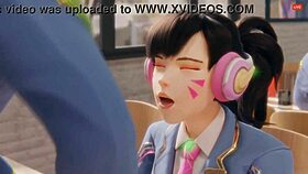 Intense Overwatch Hentai Action