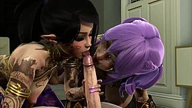 3d emo girl drains guy?