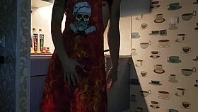 Jasper Cooking In Kitchen