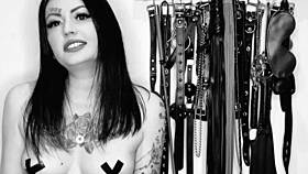 Dominatrix Nika Commands Jerk Off And Cum Eat!