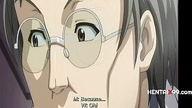 Pervy teacher blackmails campus lesbians in uncensored hentai.