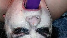 Ms. TL demonstrates throat techniques with toys