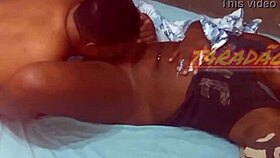 Preta gozando na minha boca