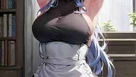 I never expected the butler to masturbate like that in 3d