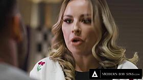 glamorous anna claire clouds gets dirty with unpleasant mechanic seth gamble in the garage, getting drilled rough and deepthroated