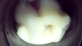 Hey, check out my fleshlight getting filled with a hot creampie inside