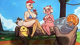 my pig princess hentai game ep 31, she teaches sex ed with her big tits 😍