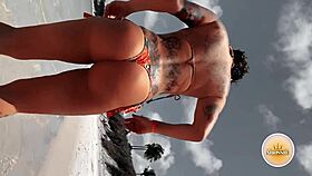 Those crazy moments: latina milf gives anal blowjob and rides big cock in compilation