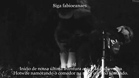 Wow, this naughty milf is showing off her skirt to the cuckold voyeur on the street!