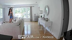 Stepsister manipulates brother for big cock drain