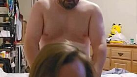 my sexy milf wife rides my face till she cums, then looks at me while getting fucked