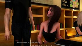 Watch the horny stepsis suck his huge monster cock in this 3D anime game?