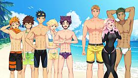 Camp buddy starts the beach episode with yoichi's route part nine