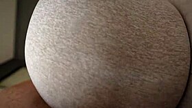 Step sister caught me jerkin off and i fuked her thru hole in leggings