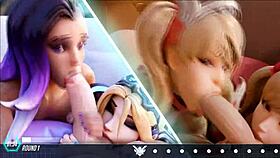 Intense Jerking Off In Overwatch Fap Hero.