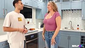 Watch this horny housewife fuck newcomer Nina Starr