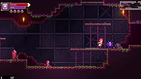 Scarlet maiden challenges third floor boss in hentai game sex scene