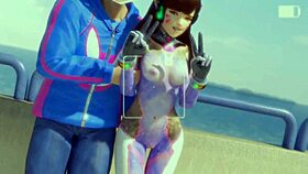 Intense Overwatch Hentai Action