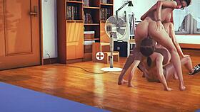 Watch Emily get licked and creampied in uncensored hentai.