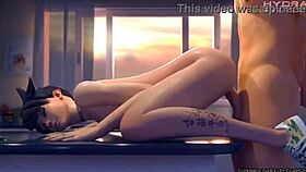 They tear into D.Va’s ass with raw power. This futa compilation hits hard with intensity.