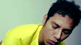 enjoying hairy guy's dick with blowjobs