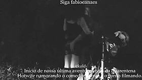 Wow, this naughty milf is showing off her skirt to the cuckold voyeur on the street!