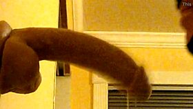 Gay guy in hood practices deepthroat