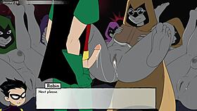 18titans part 27 - fucking every raven in this teen 18+ cartoon game anime hentai