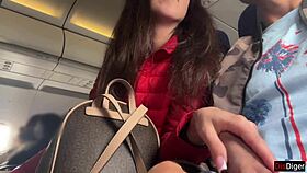 Kaveri, Riskialtista Julkista Runttaamista Lentokoneessa Täynnä Ihmisiä... Hullua Kyrvän Väläytystä!