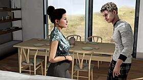 Aaron and Issa in baby bump story