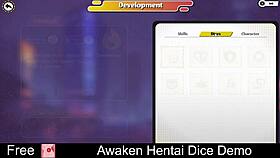 Exploring the awaken hentai dice demo in a casual game session.