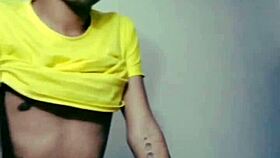 enjoying hairy guy's dick with blowjobs