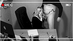 office fling caught on hidden cam with steamy doggystyle