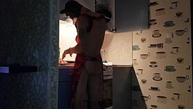 Jasper Cooking In Kitchen