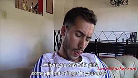 young mexican latina fucks straight guy for cash